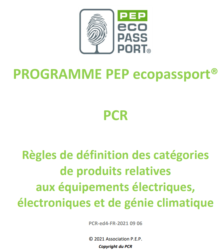 Programme PEP ecopassport